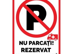 Semne pentru parcare ambulanta